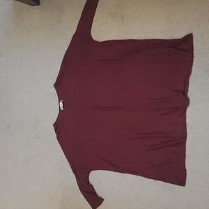 One 7 six sweater, size M, maroon